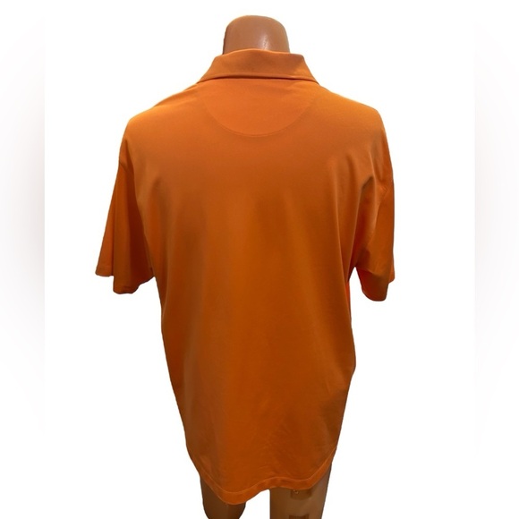 Nike Golf Fit Dry Men’s Short Sleeve Polo Shirt Sz XL  Orange Embroidered Swoosh - Picture 3 of 11